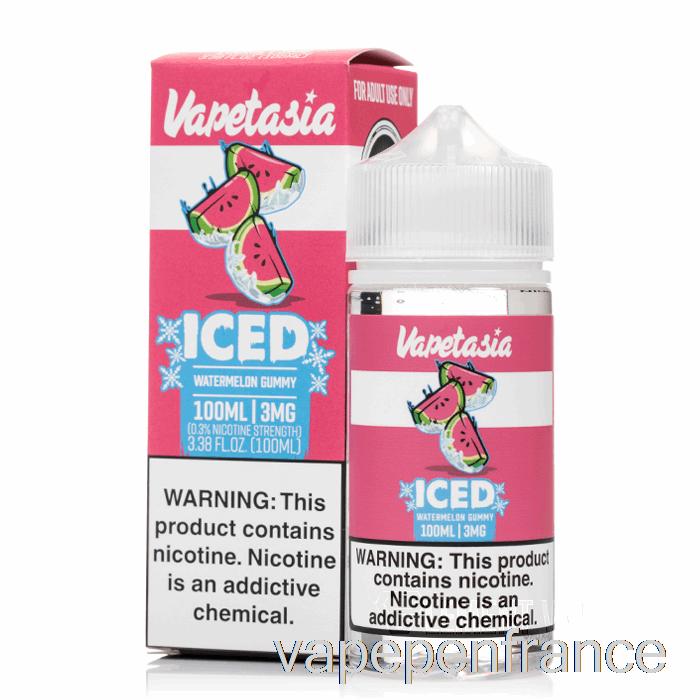Gomme à La Pastèque Glacée - Vapetasia - Stylo Vape 100 Ml 6 Mg